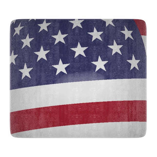 TABLA DE CORTAR BANDERA AMERICANA (Anverso)