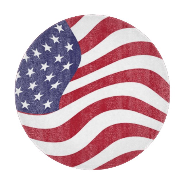 TABLA DE CORTAR BANDERA AMERICANA (Anverso)