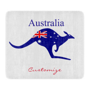 Tabla De Cortar Bandera australiana Thunder_Cove