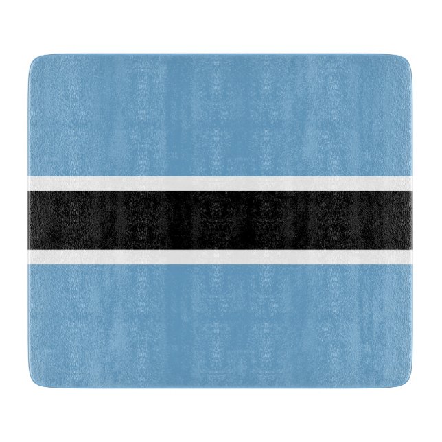 Tabla De Cortar Bandera Botsuana (Botswana) (Anverso)