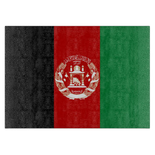 Tabla De Cortar Bandera de Afganistán