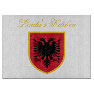 Tabla De Cortar Bandera de Albania