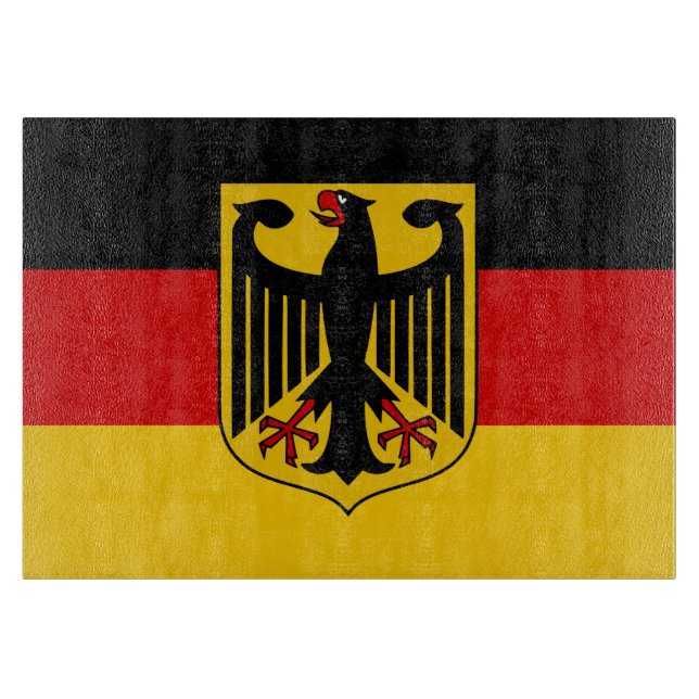 Tabla De Cortar Bandera de Alemania (Anverso)