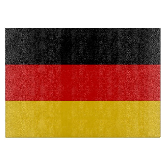 Tabla De Cortar Bandera de Alemania (Anverso)
