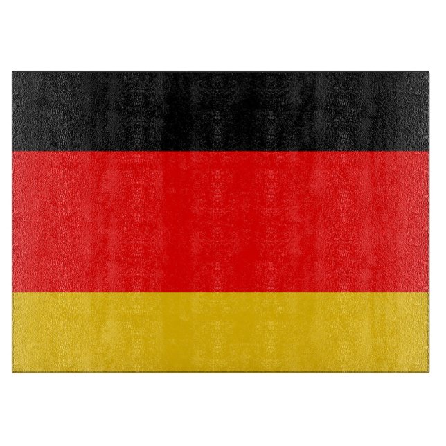 Tabla De Cortar Bandera de Alemania (Anverso)