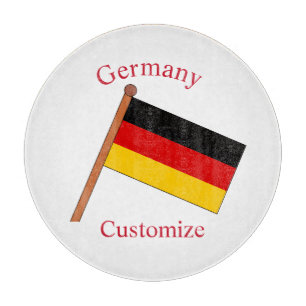 Tabla De Cortar Bandera de Alemania Thunder_Cove
