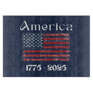 Tabla De Cortar Bandera de América 1776 a 2026 EE. UU. 250 Anivers