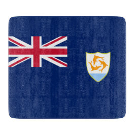 Tabla De Cortar Bandera de Anguila (Caribe)