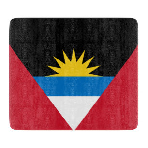 Tabla De Cortar Bandera de Antigua y Barbuda