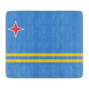Tabla De Cortar Bandera de Aruba
