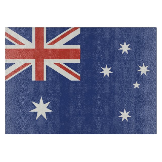 Tabla De Cortar Bandera de Australia (Anverso)