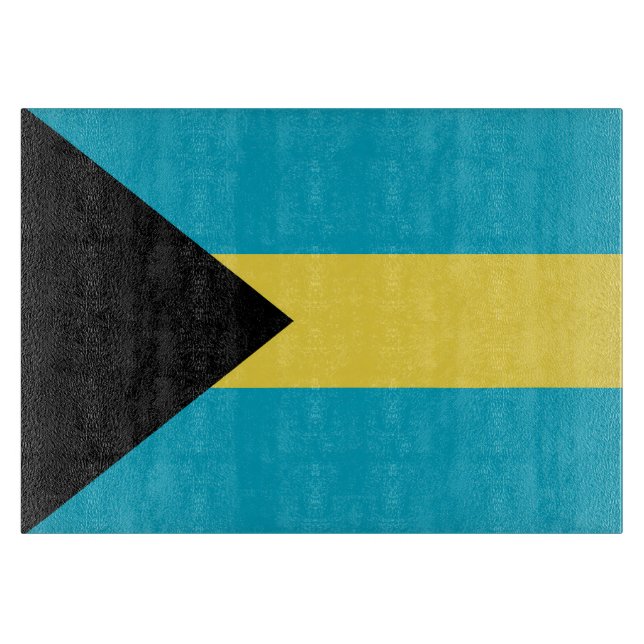 Tabla De Cortar Bandera de Bahamas (Anverso)