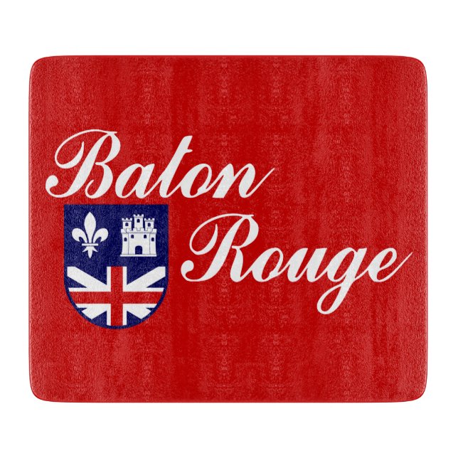 Tabla De Cortar Bandera de Baton Rouge (Luisiana) (Anverso)