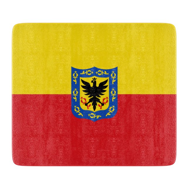 Tabla De Cortar Bandera de Bogotá (Anverso)