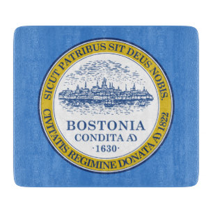 Tabla De Cortar Bandera de Boston (Massachusetts)