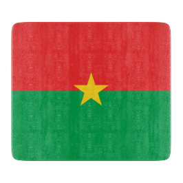 Tabla De Cortar Bandera de Burkina Faso
