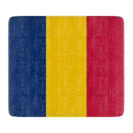 Tabla De Cortar Bandera de Chad (país africano)