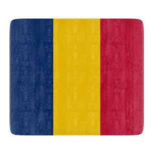 Tabla De Cortar Bandera de Chad (país africano)