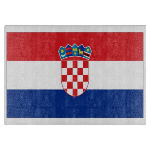 Tabla De Cortar Bandera de Croacia