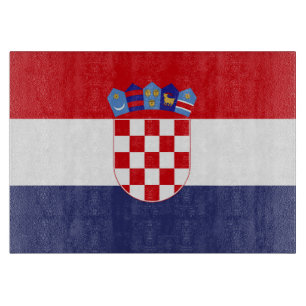 Tabla De Cortar Bandera de Croacia