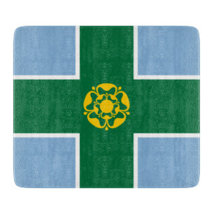 Tabla De Cortar Bandera de Derbyshire (condado de Inglaterra, Rein