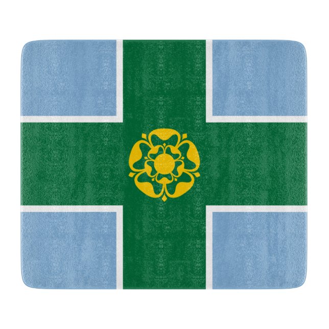 Tabla De Cortar Bandera de Derbyshire (condado de Inglaterra, Rein (Anverso)
