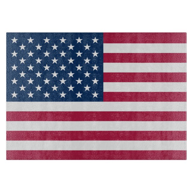 Tabla De Cortar Bandera de Estados Unidos (Anverso)