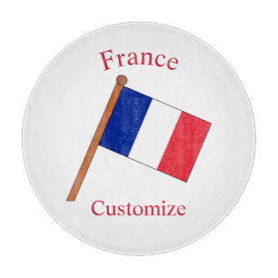 Tabla De Cortar Bandera de Francia Thunder_Cove