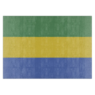 Tabla De Cortar Bandera de Gabón