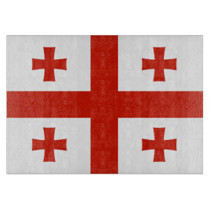 Tabla De Cortar Bandera de Georgia