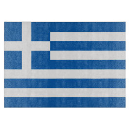 Tabla De Cortar Bandera de Grecia