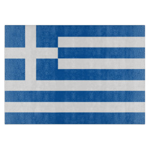 Tabla De Cortar Bandera de Grecia