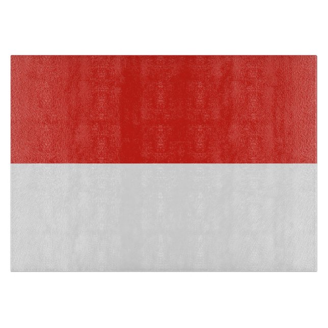 Tabla De Cortar Bandera de Indonesia (Anverso)