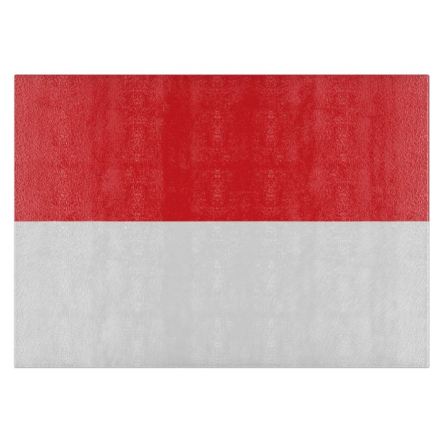 Tabla De Cortar Bandera de Indonesia (Anverso)