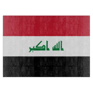 Tabla De Cortar Bandera de Iraq