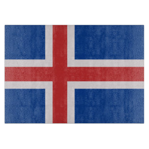 Tabla De Cortar Bandera de Islandia