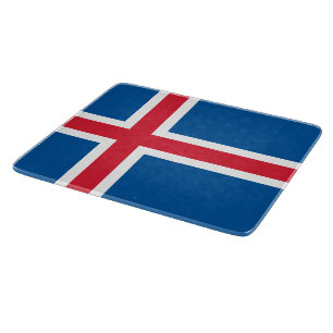 Tabla De Cortar Bandera de Islandia