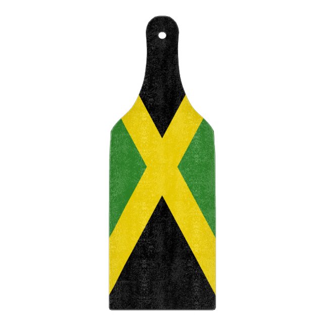 Tabla De Cortar Bandera de Jamaica (Anverso)