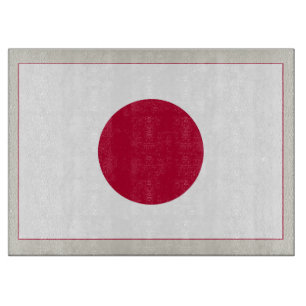 Tabla De Cortar Bandera de Japón: Hinomaru, Nisshōki, Sol rojo en
