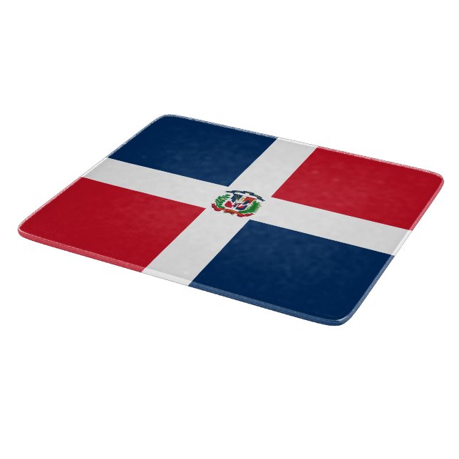 Tabla De Cortar Bandera de la República Dominicana (Borde)