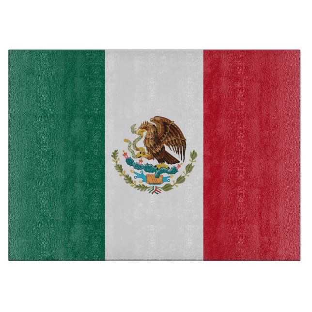 Tabla De Cortar Bandera de la República Mexicana (Anverso)