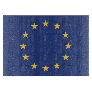 Tabla De Cortar Bandera de la Unión Europea