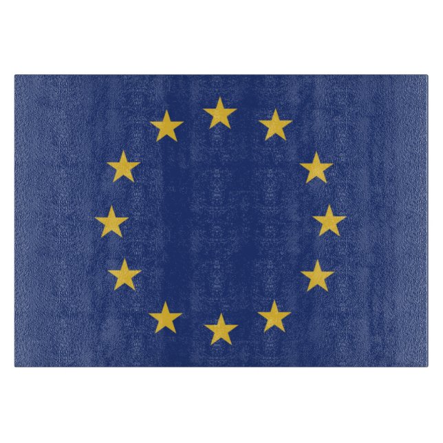 Tabla De Cortar Bandera de la Unión Europea (Anverso)