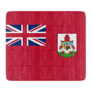 Tabla De Cortar Bandera de las Bermudas (Bermudas) (Islas del Cari