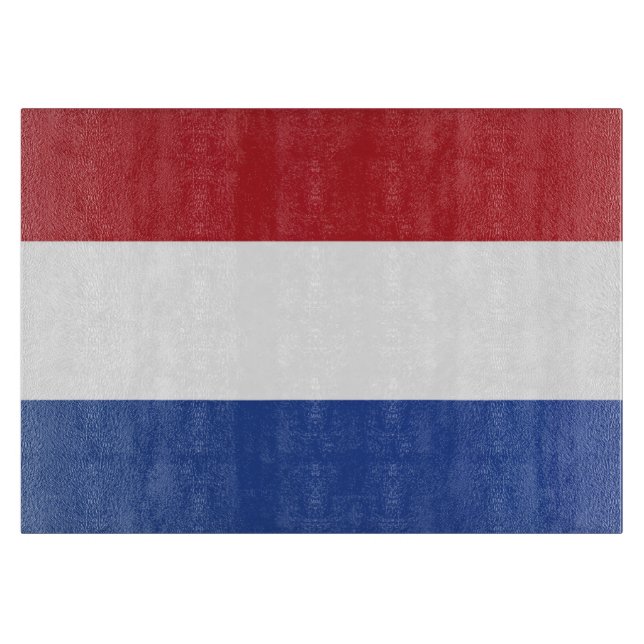 Tabla De Cortar Bandera de los Países Bajos (Anverso)