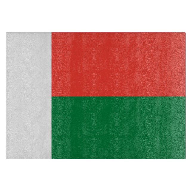 Tabla De Cortar Bandera de Madagascar (Anverso)
