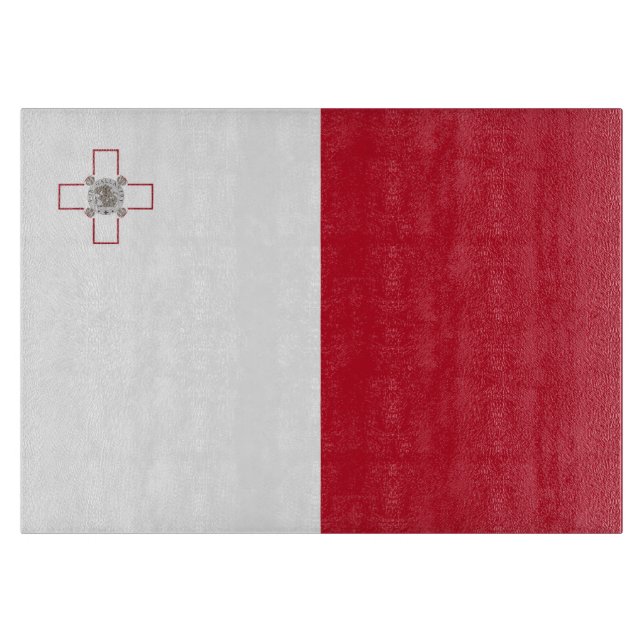 Tabla De Cortar Bandera de Malta (Anverso)