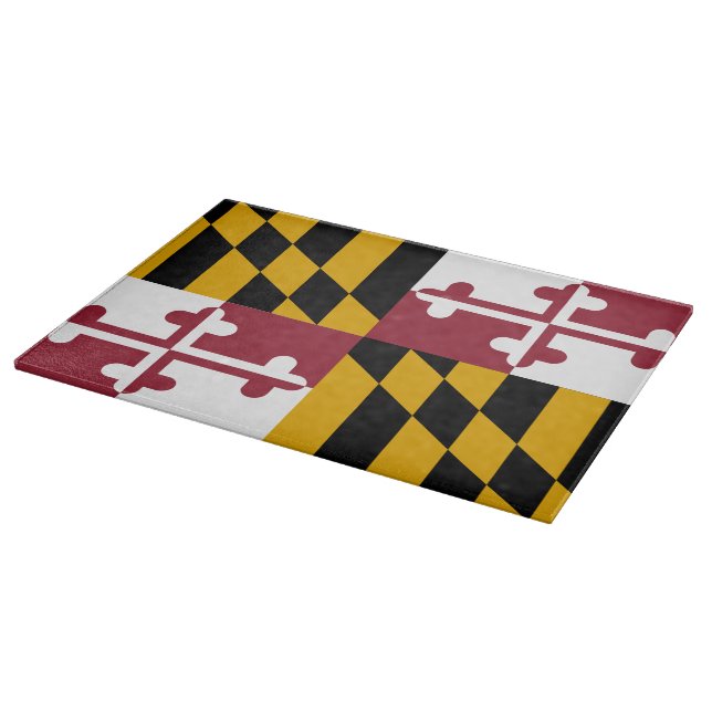 Tabla De Cortar Bandera de Maryland (Borde)