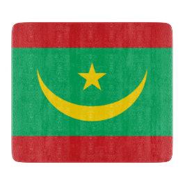 Tabla De Cortar Bandera de Mauritania