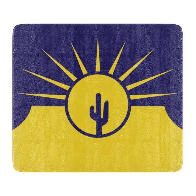 Tabla De Cortar Bandera de Mesa (Arizona, Estados Unidos) (Anverso)